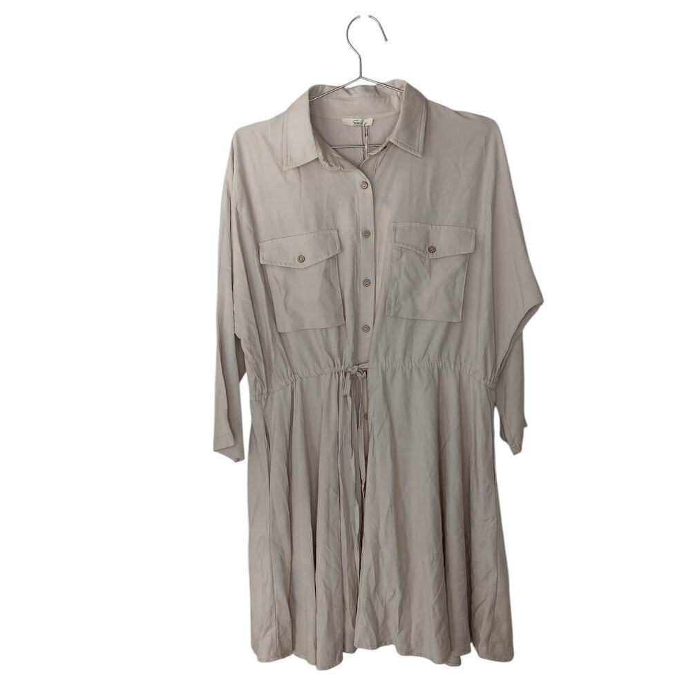 New with Tags Easel Khaki Dress SZ S - Picture 3 of 10